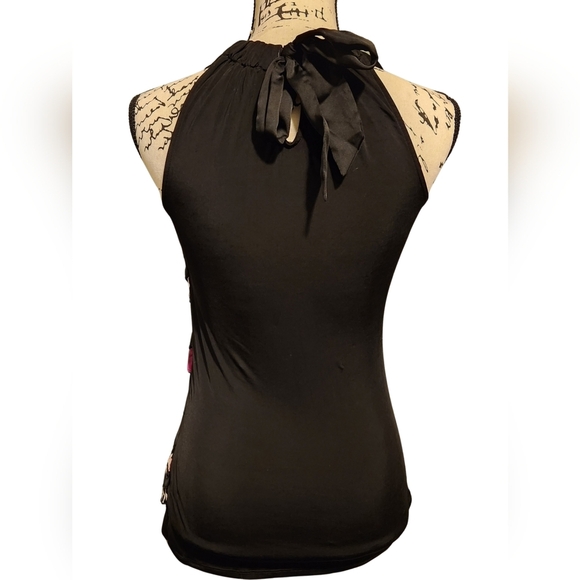 WHBM Tie Back Sleeveless Blouse - Picture 3 of 7